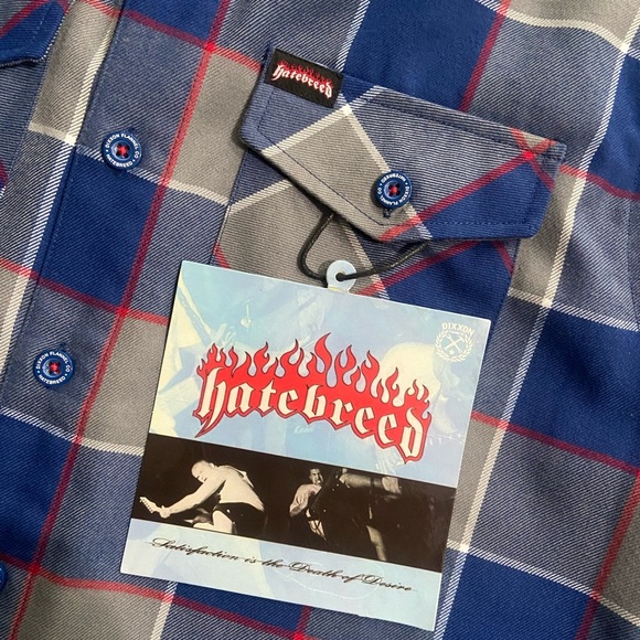 Dixxon original hatebreed flannel with sticker S - Picture 2 of 6